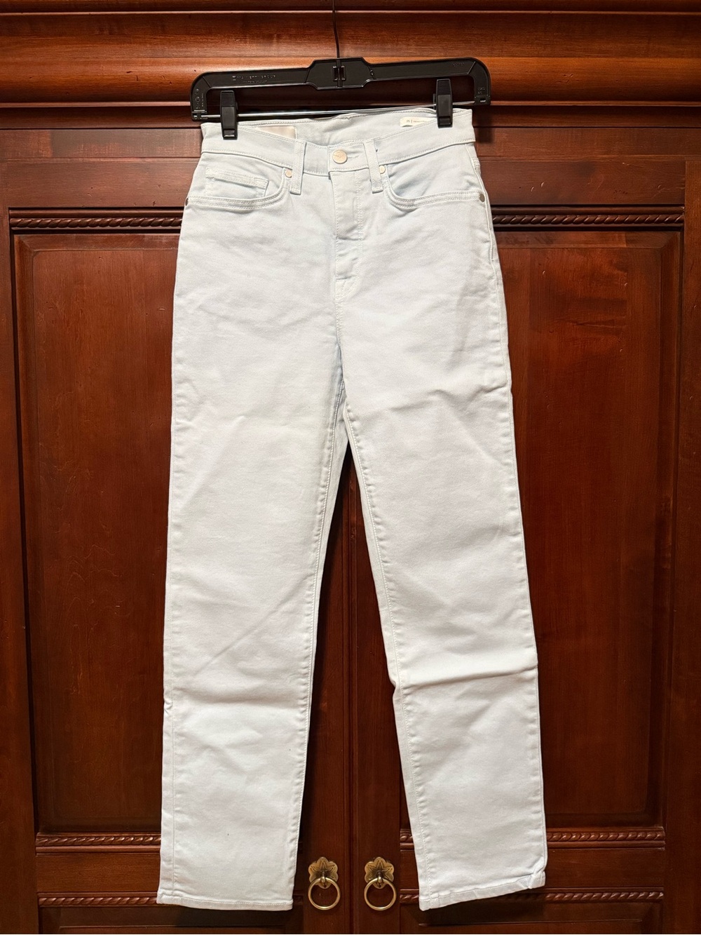 BLDWN Light Blue Straight Leg High-Rise Jeans